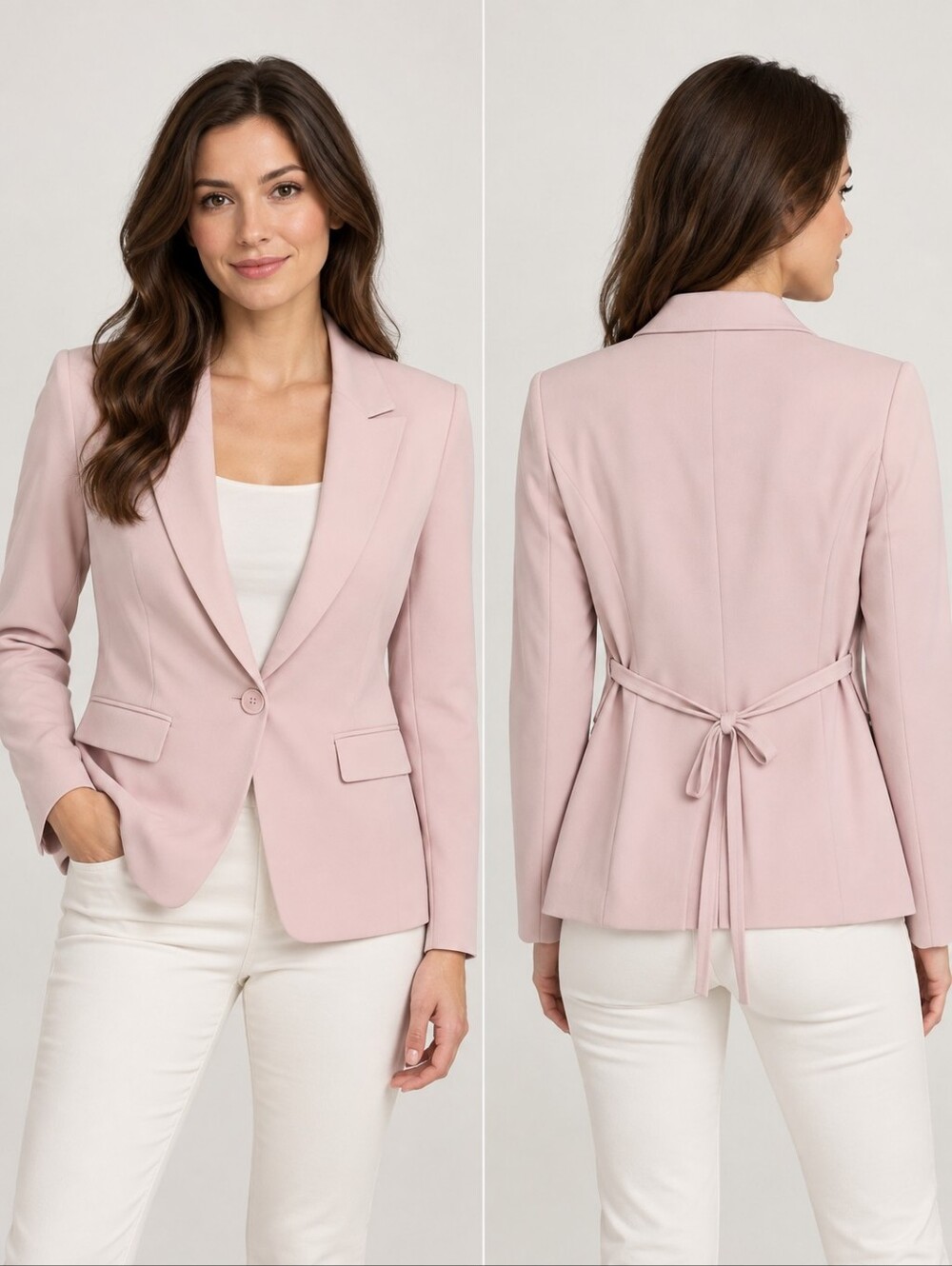 White House Black Market Cottage Rose Belted Blazer NWT Size 2